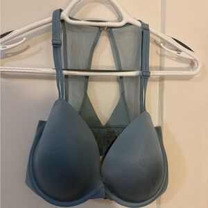 Victoria's Secret Blue Mesh Detail Bra